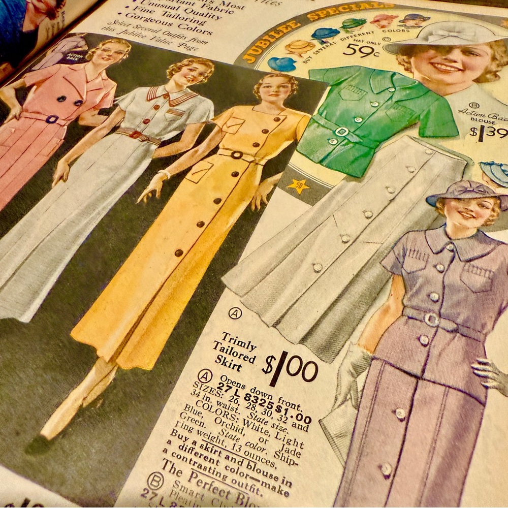 Sears, Roebuck & Co. Vintage Catalog from 1936 Golden Jubilee Edition